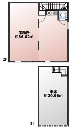 メルディアキューブ箕面牧落 Office & Garage	の間取り