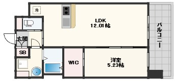 プレジオ玉造の間取り