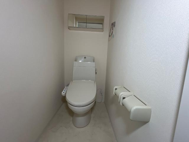 茅ヶ崎市柳島２丁目の賃貸マンションのトイレ