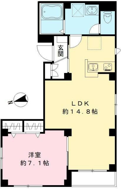 Ｂａｎｄｏｌ　Ｓｈｉｂａｄａｉｍｏｎの間取り|間取りです