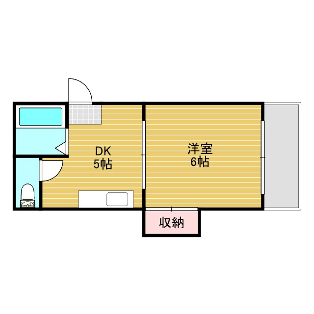 ニュー豊里の間取り