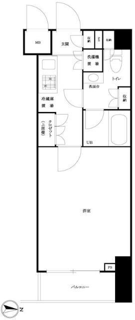 ルーブル泉岳寺前の間取り|間取りです