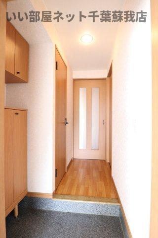 wood　villageⅡの玄関|明るい玄関です