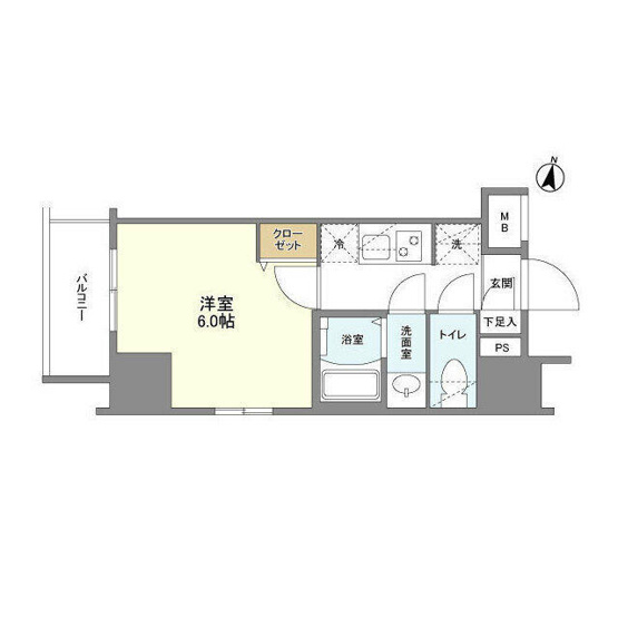 【間取り】 | インペリアルフラット武蔵小山