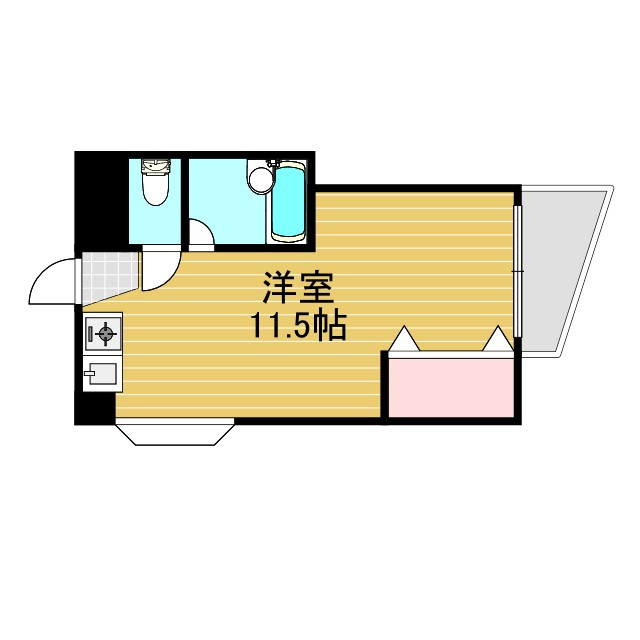 ハイツ上新小松の間取り