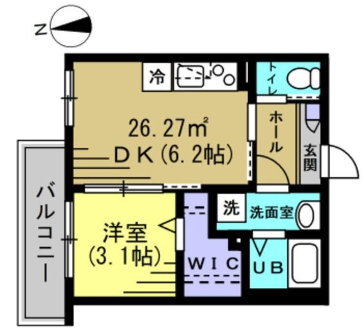 アリビオ新松戸の間取り