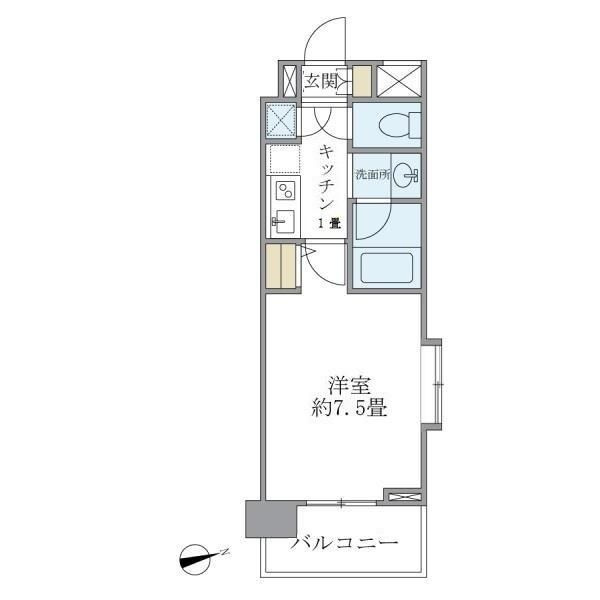 バンクサイドコート常盤の間取り