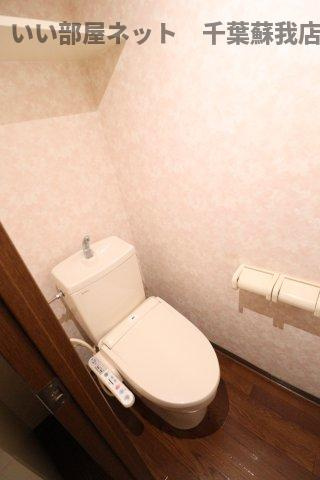 パールハイツ蘇我Ⅱのトイレ|シンプルで使いやすいトイレです
