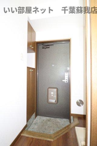 パールハイツ蘇我Ⅱの玄関|毎日通る玄関はこちらです