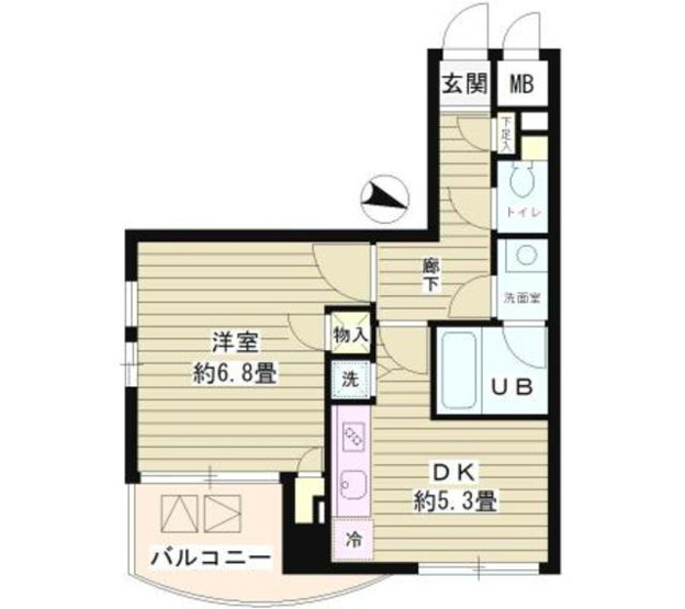 【間取り】 | シュロスＫ・Ｙ北品川