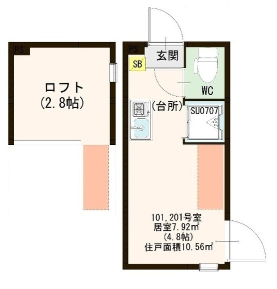 YRoom Ⅱの間取り