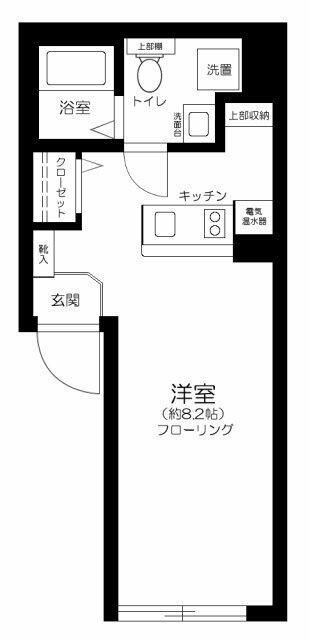 墨田区向島２丁目の賃貸マンションの間取り