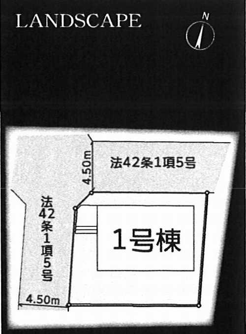 横浜市南区六ツ川3丁目　新築戸建全1棟の区画図