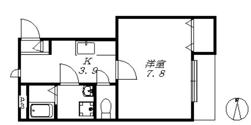 メゾン共立通の間取り