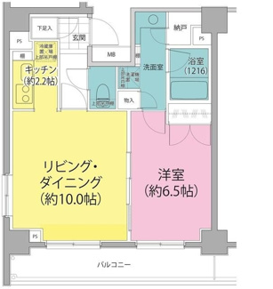 【間取り】 | パークハビオ東向島 | 間取りです。