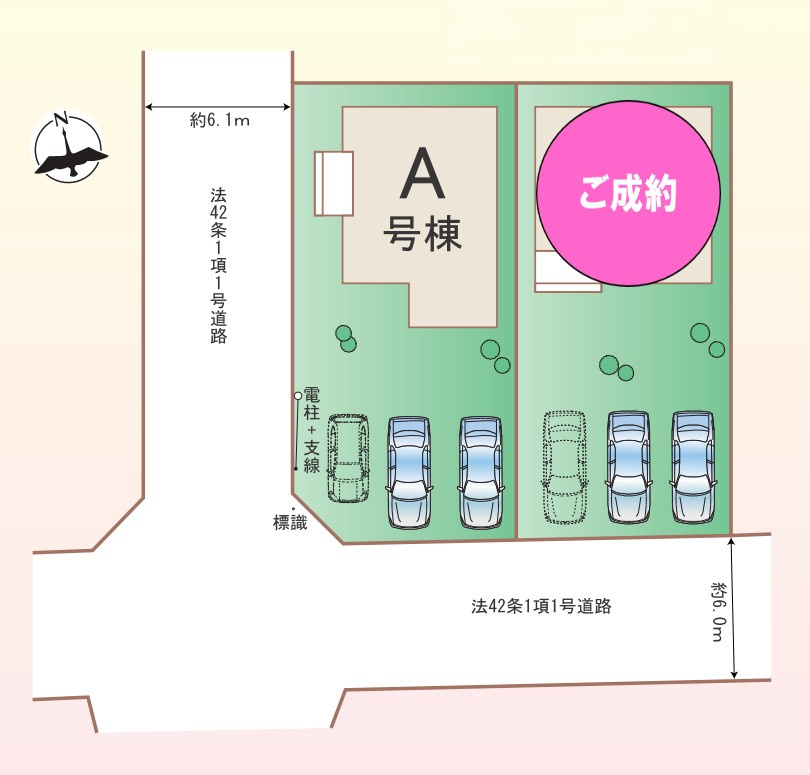【新築戸建】玉村町下新田227番の区画図|■区画図