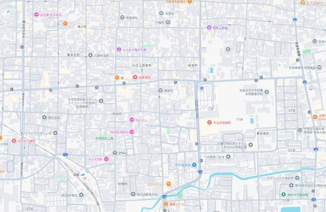 ●29(土)30(日)現地説明会　奈良市中辻町　第1期　新築一戸建ての地図