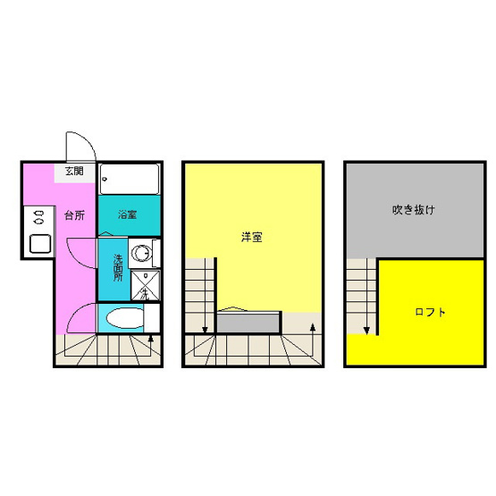 【間取り】 | コーポバンラック吉塚