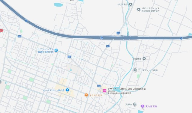 姫路市継　　中古戸建の地図