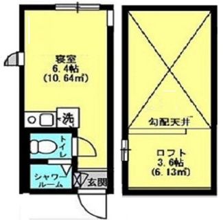【間取り】 | アンブランシュ大口Ｂ | 間取りです。