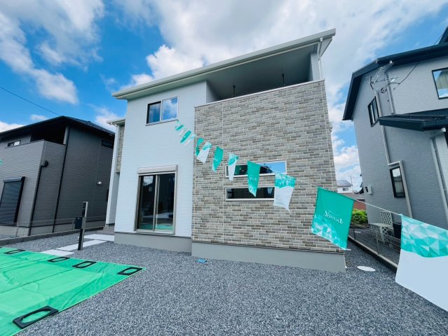 栃木市大平町富田　第１期　全8邸の外観|〇２号棟　外観〇
内覧予約受付中♪ぜひ、お気軽にお問い合わせください（＾＾）
2026年8月撮影