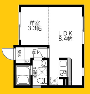 【間取り】 | ラ・フォート元町中華街