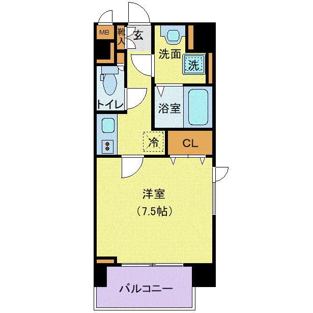 パレコート新宿の間取り