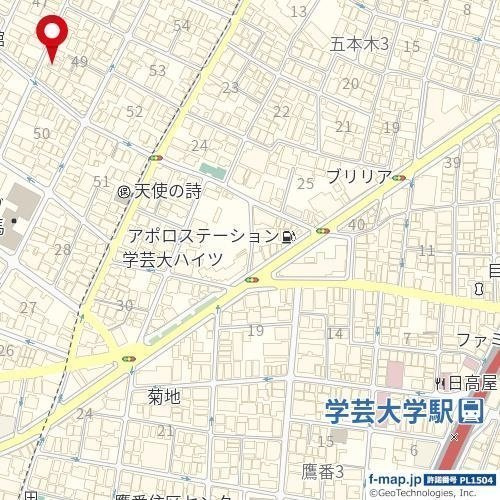 ソルナクレイシア学芸大学の地図