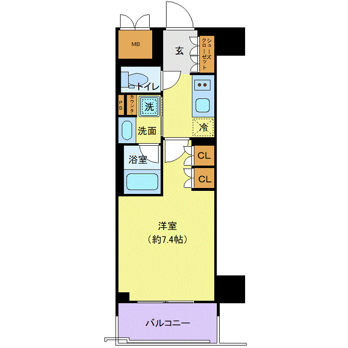 THE GATEHOUSE浅草雷門の間取り