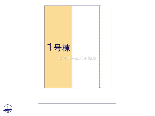【区画図】 | 一宮市北方町北方字中土取210-2『仲介料無料』新築戸建て | 1号棟