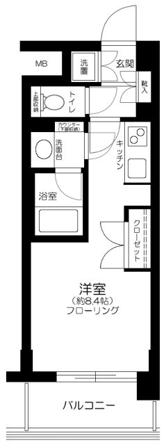 プリヴェール南青山の間取り