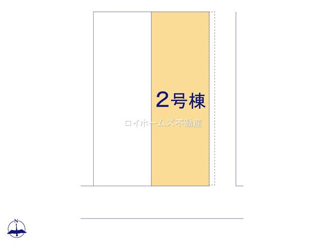 【区画図】 | 一宮市北方町北方字中土取210-2『仲介料無料』新築戸建て | 2号棟