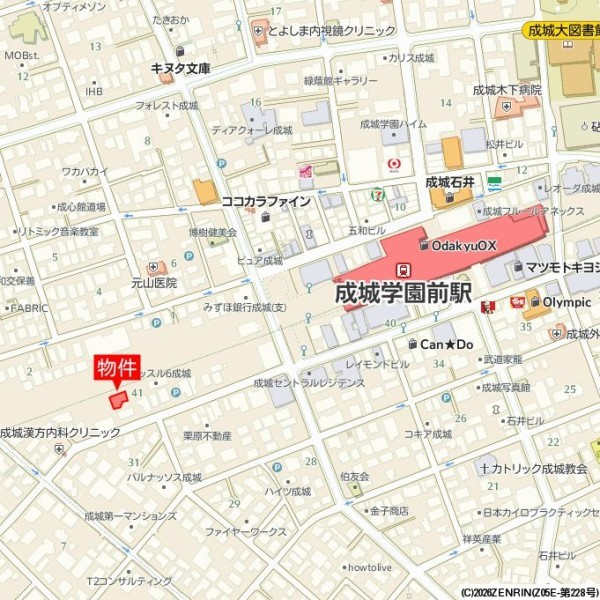 Ｊハウスの地図
