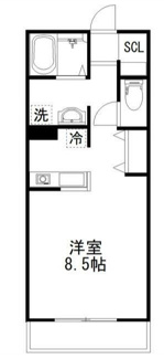 【間取り】 | ＬＡ　ＳＵＡＣＡＳＡ　Ｄ | 間取りです。