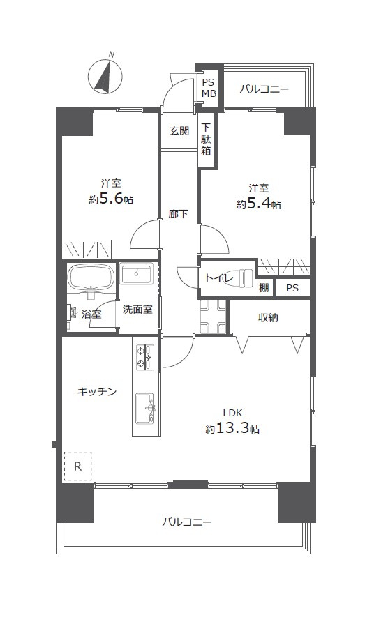 ダイアパレス宝町の間取り