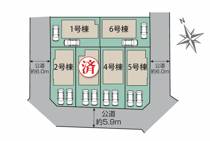 千葉市緑区あすみが丘８丁目の区画図