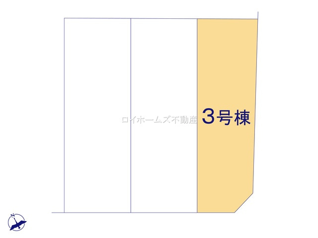 【区画図】 | 清須市土器野天水751『仲介料無料』新築戸建て | 3号棟