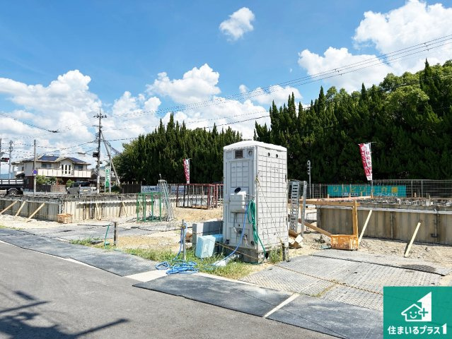 ●3(土)4(日)現地説明会！　桜井市草川　全3邸の外観|建築中ですが現地を見ると分かる事もございますので、ぜひ一度現地をご覧ください。
