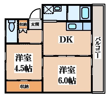 【間取り】 | ビレッジハウス久世
