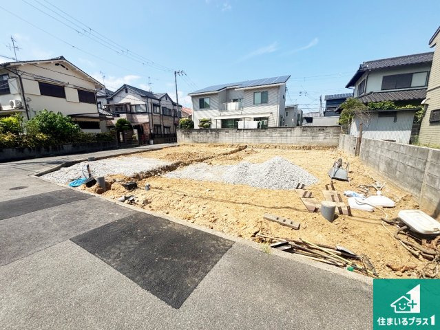 堺市東区日置荘原寺町　新築一戸建ての外観|現在建築中！落ち着いた街並みで新生活を始めることが出来そう！周辺の物件も併せてご紹介させて頂きます！