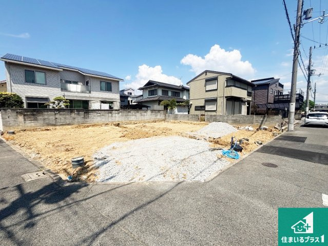 堺市東区日置荘原寺町　新築一戸建ての外観|現在建築中！落ち着いた街並みで新生活を始めることが出来そう！周辺の物件も併せてご紹介させて頂きます！