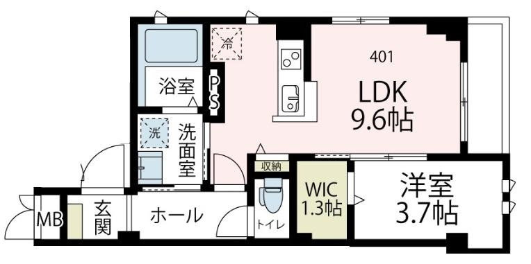 クリザンテム中幸町の間取り