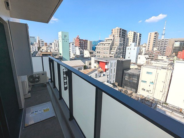 ライトハウス元浅草の設備|7F、上層階からはスカイツリー見えます、ワイドバルコニー、洗濯物干せます