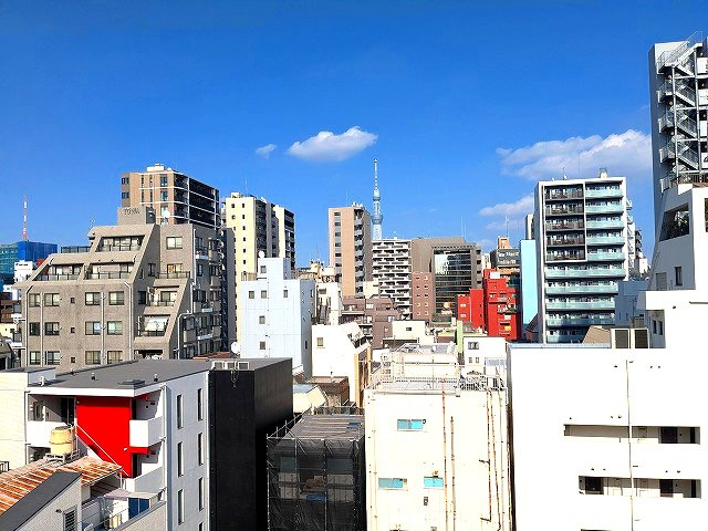 ライトハウス元浅草の設備|7F、上層階からはスカイツリー見えます