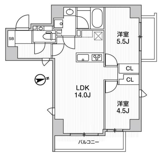 ライトハウス元浅草の間取り