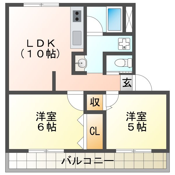 高津橋農住団地の間取り