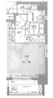 【間取り】 | ヴェルト亀戸 | 間取りです。