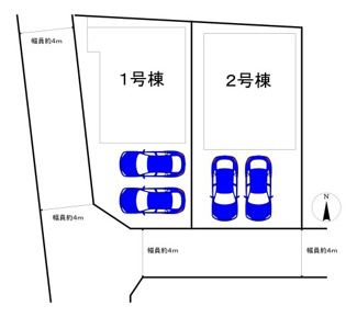 【区画図】 | 日置荘原寺町　新築分譲住宅　全２区画 | 【令和８年１１月完成予定！全２区画】新生活ここから始めませんか♪本日現地見学可能です！お気軽にお問い合わせください♪