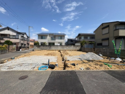 【外観】 | 日置荘原寺町　新築分譲住宅　全２区画 | ゆとりのある洗面室ですよ♪朝の身支度もスムーズにできますね！