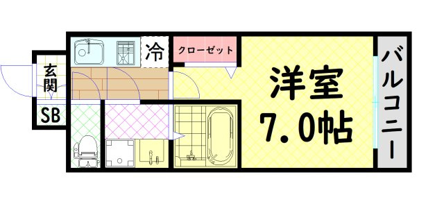 【間取り】 | ファステート難波デラックス